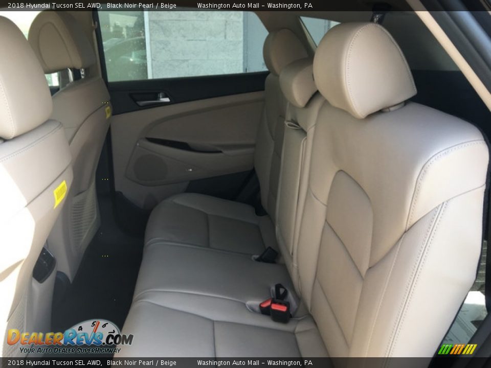 2018 Hyundai Tucson SEL AWD Black Noir Pearl / Beige Photo #21