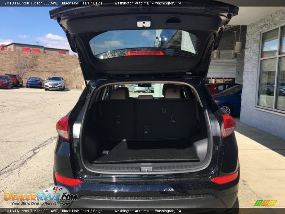 2018 Hyundai Tucson SEL AWD Black Noir Pearl / Beige Photo #22