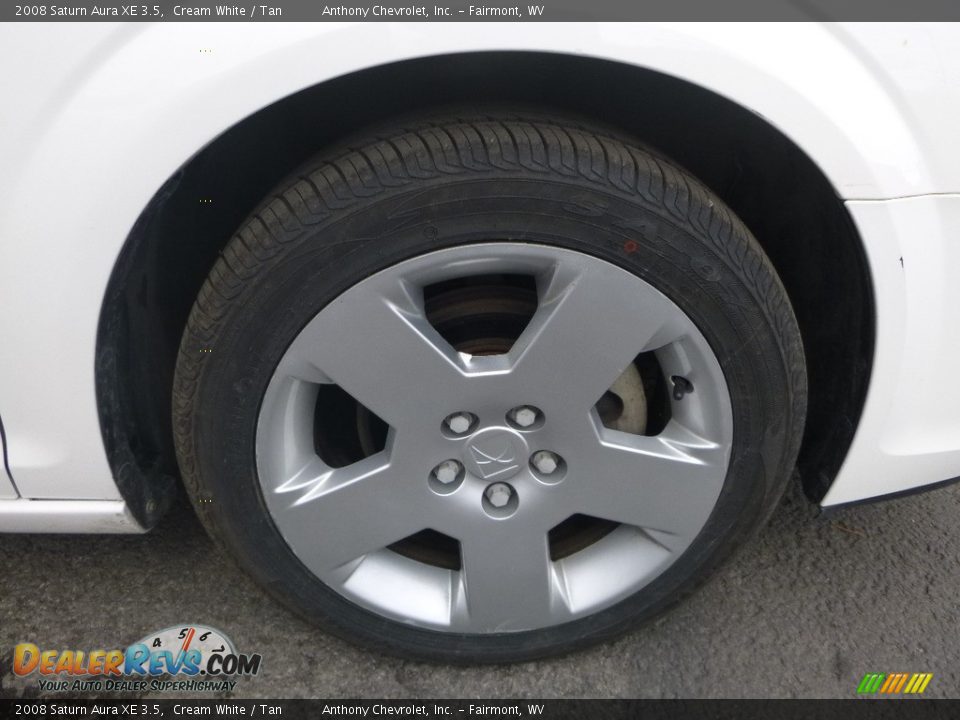 2008 Saturn Aura XE 3.5 Cream White / Tan Photo #2