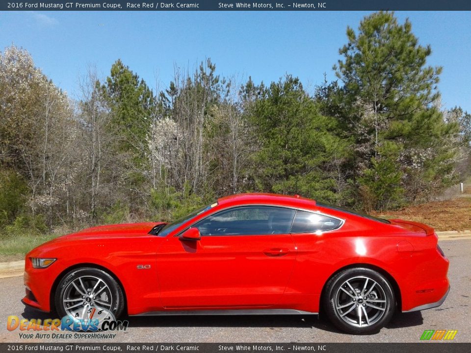 2016 Ford Mustang GT Premium Coupe Race Red / Dark Ceramic Photo #1