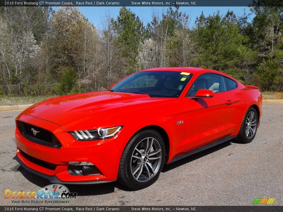 2016 Ford Mustang GT Premium Coupe Race Red / Dark Ceramic Photo #2
