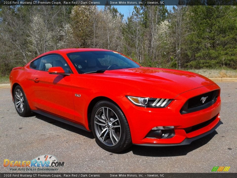 2016 Ford Mustang GT Premium Coupe Race Red / Dark Ceramic Photo #4