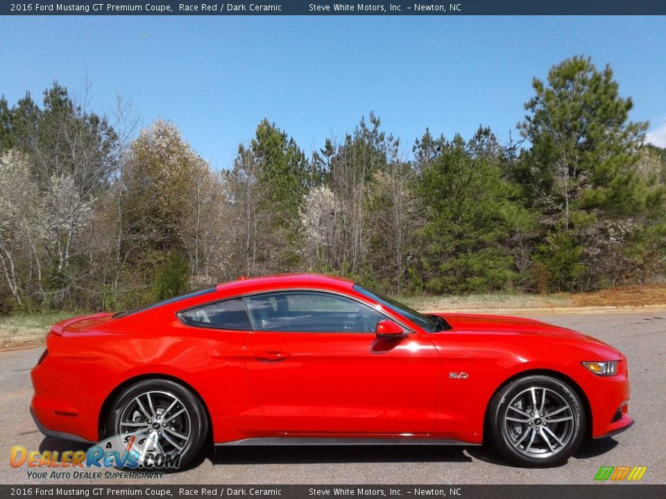 2016 Ford Mustang GT Premium Coupe Race Red / Dark Ceramic Photo #5
