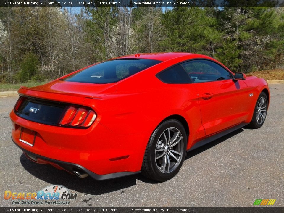 2016 Ford Mustang GT Premium Coupe Race Red / Dark Ceramic Photo #6