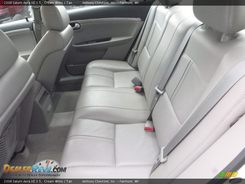 2008 Saturn Aura XE 3.5 Cream White / Tan Photo #13