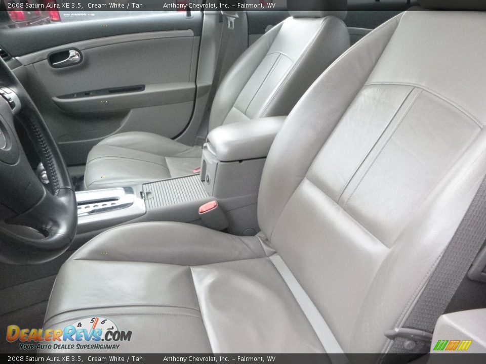 2008 Saturn Aura XE 3.5 Cream White / Tan Photo #15