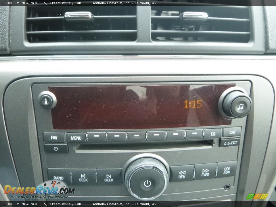 2008 Saturn Aura XE 3.5 Cream White / Tan Photo #18