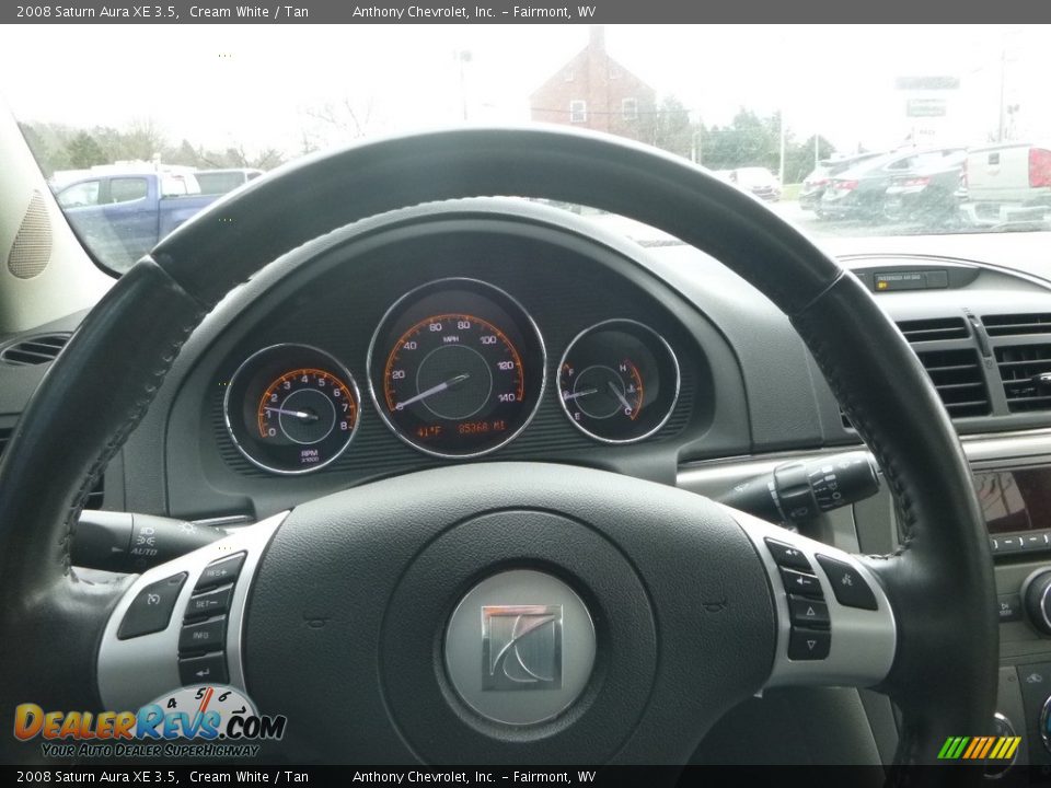 2008 Saturn Aura XE 3.5 Cream White / Tan Photo #20