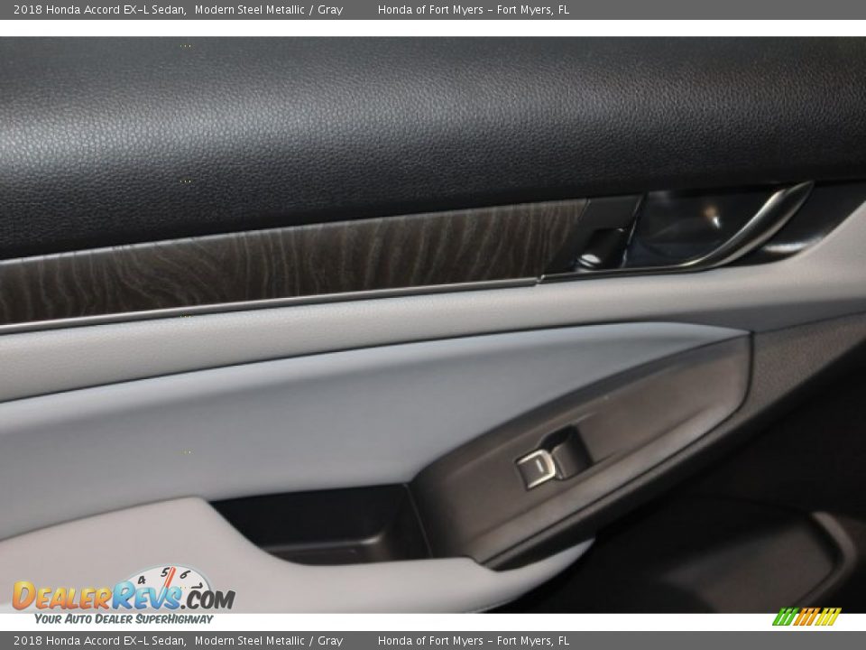 2018 Honda Accord EX-L Sedan Modern Steel Metallic / Gray Photo #33