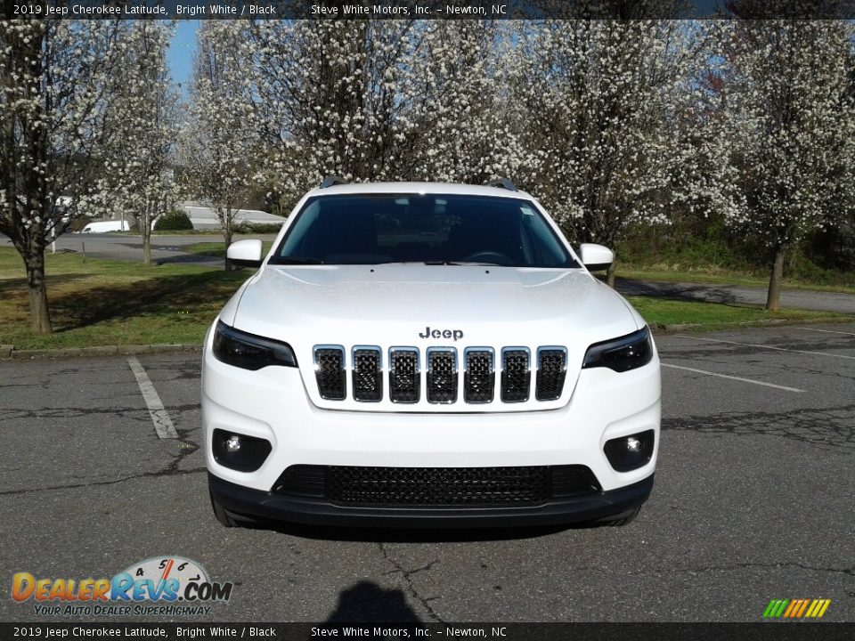 2019 Jeep Cherokee Latitude Bright White / Black Photo #3