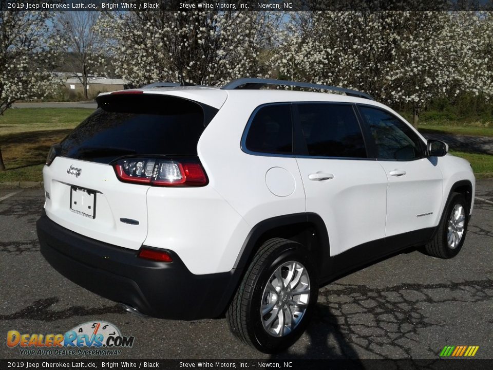 2019 Jeep Cherokee Latitude Bright White / Black Photo #6