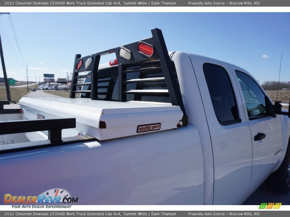 2012 Chevrolet Silverado 2500HD Work Truck Extended Cab 4x4 Summit White / Dark Titanium Photo #9