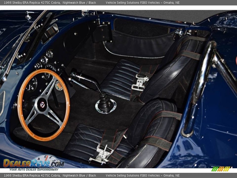 Black Interior - 1966 Shelby ERA Replica 427SC Cobra Photo #5