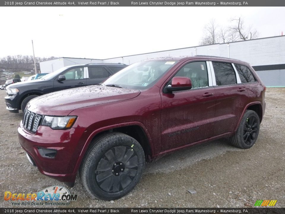 2018 Jeep Grand Cherokee Altitude 4x4 Velvet Red Pearl / Black Photo #1