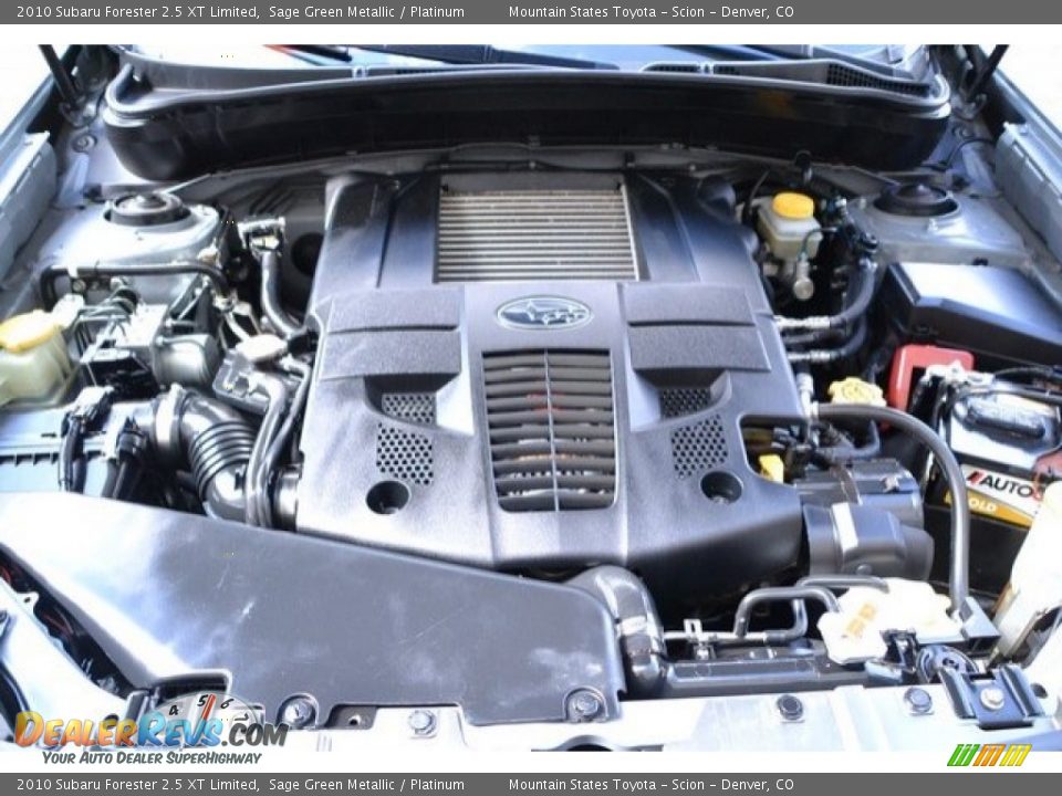 2010 Subaru Forester 2.5 XT Limited Sage Green Metallic / Platinum Photo #28