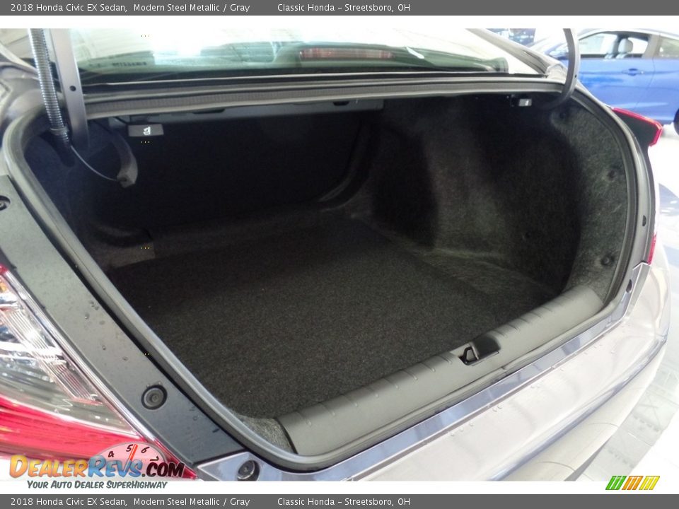 2018 Honda Civic EX Sedan Modern Steel Metallic / Gray Photo #24