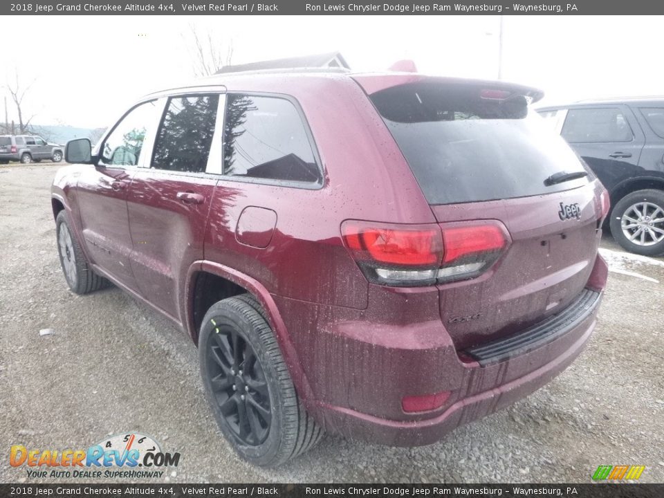 2018 Jeep Grand Cherokee Altitude 4x4 Velvet Red Pearl / Black Photo #4