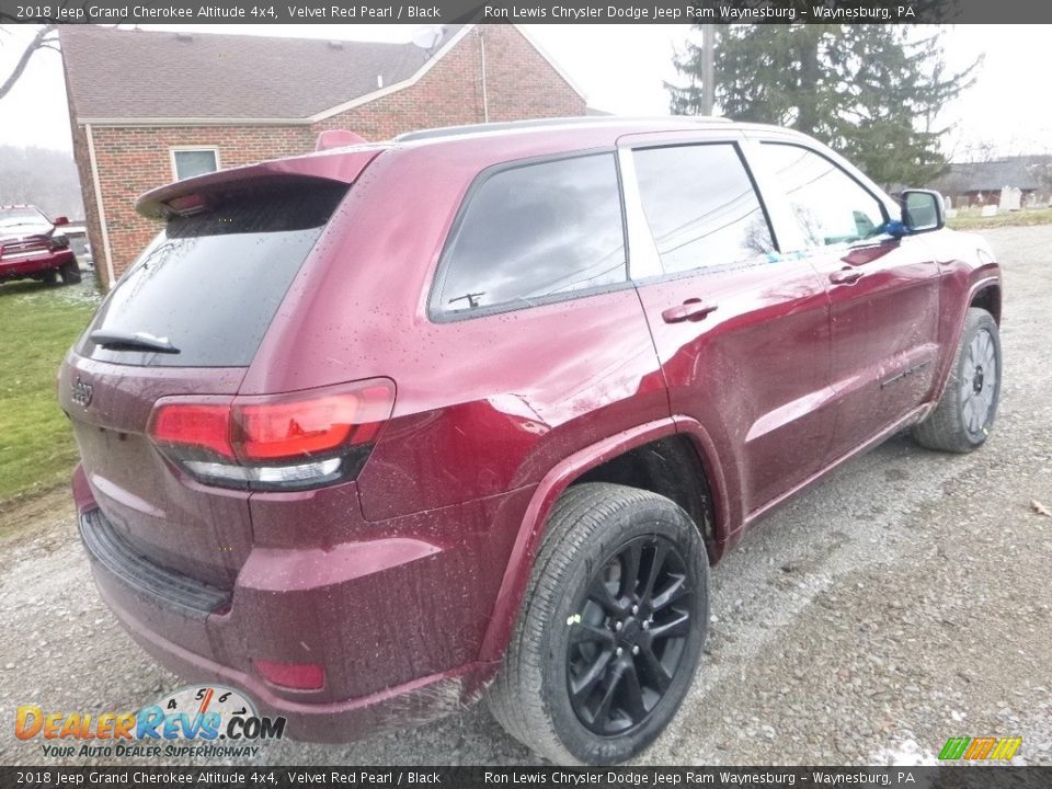 2018 Jeep Grand Cherokee Altitude 4x4 Velvet Red Pearl / Black Photo #6