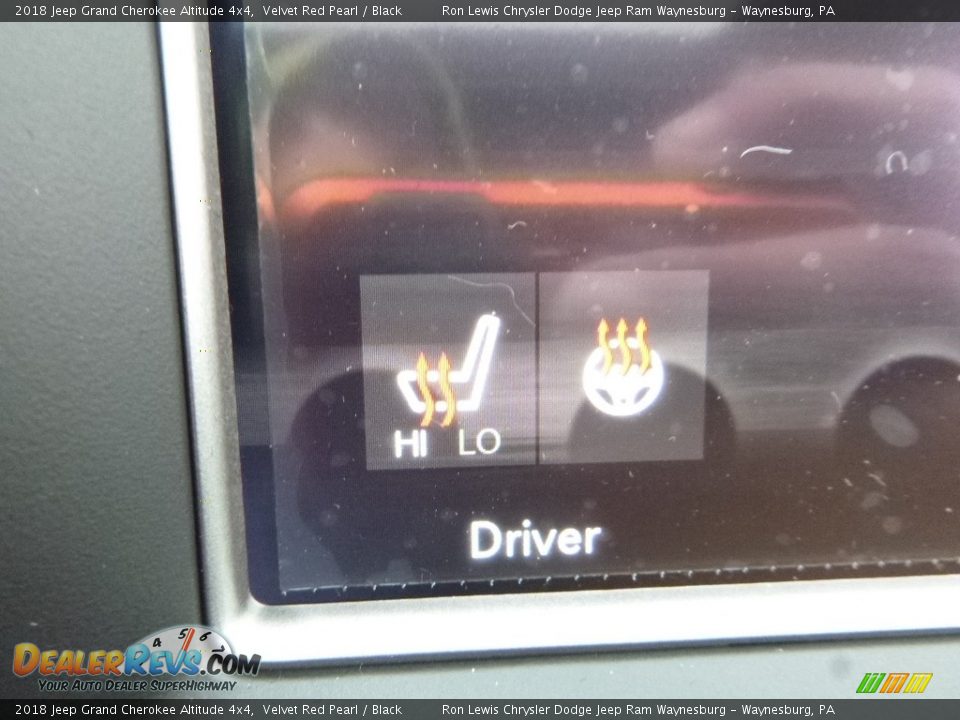 2018 Jeep Grand Cherokee Altitude 4x4 Velvet Red Pearl / Black Photo #17