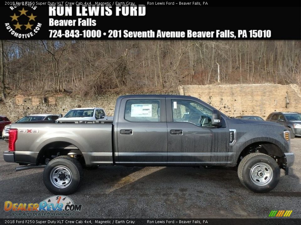 2018 Ford F250 Super Duty XLT Crew Cab 4x4 Magnetic / Earth Gray Photo #1