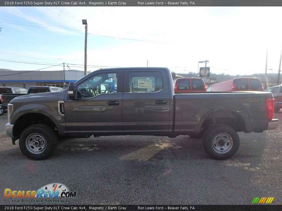 2018 Ford F250 Super Duty XLT Crew Cab 4x4 Magnetic / Earth Gray Photo #6