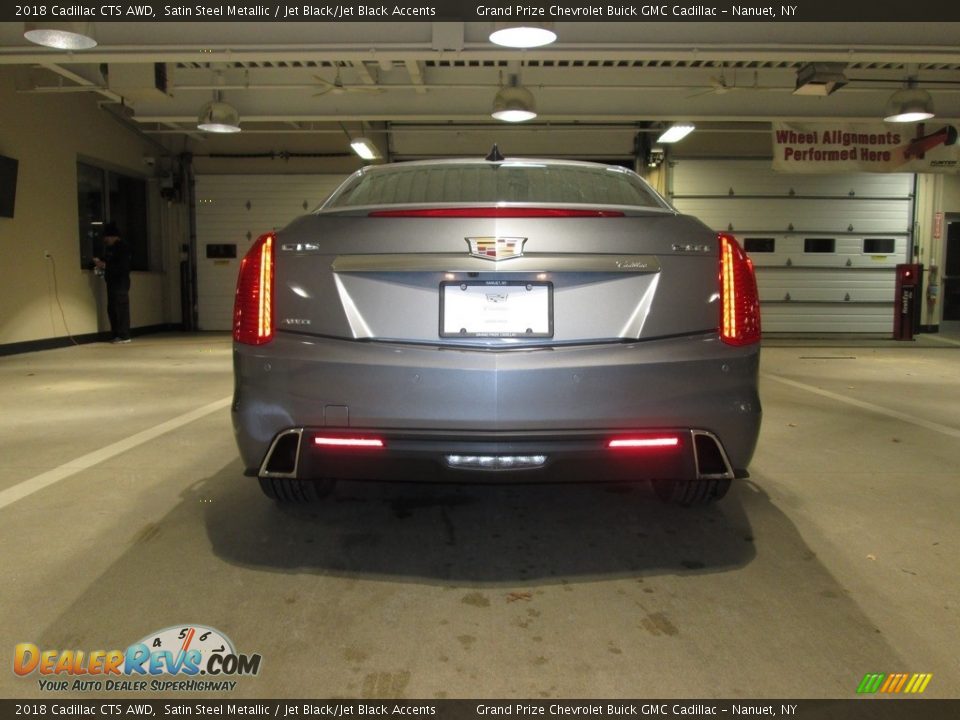 2018 Cadillac CTS AWD Satin Steel Metallic / Jet Black/Jet Black Accents Photo #5
