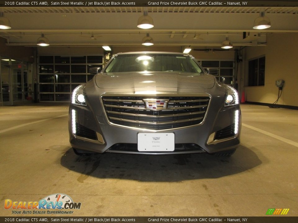 2018 Cadillac CTS AWD Satin Steel Metallic / Jet Black/Jet Black Accents Photo #8
