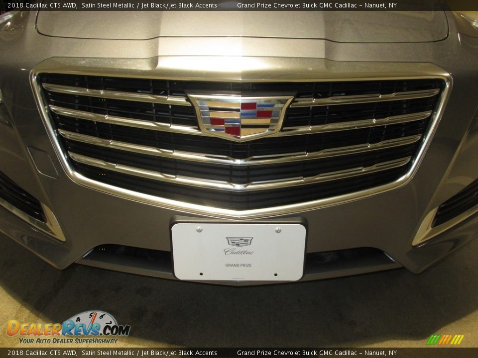 2018 Cadillac CTS AWD Satin Steel Metallic / Jet Black/Jet Black Accents Photo #9