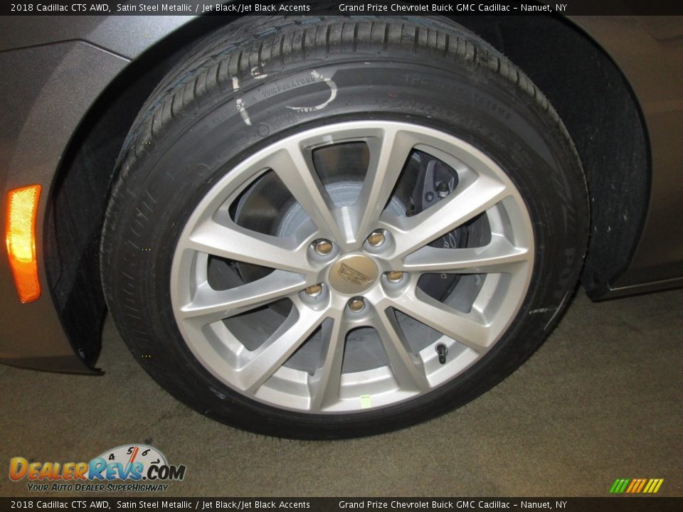 2018 Cadillac CTS AWD Satin Steel Metallic / Jet Black/Jet Black Accents Photo #10