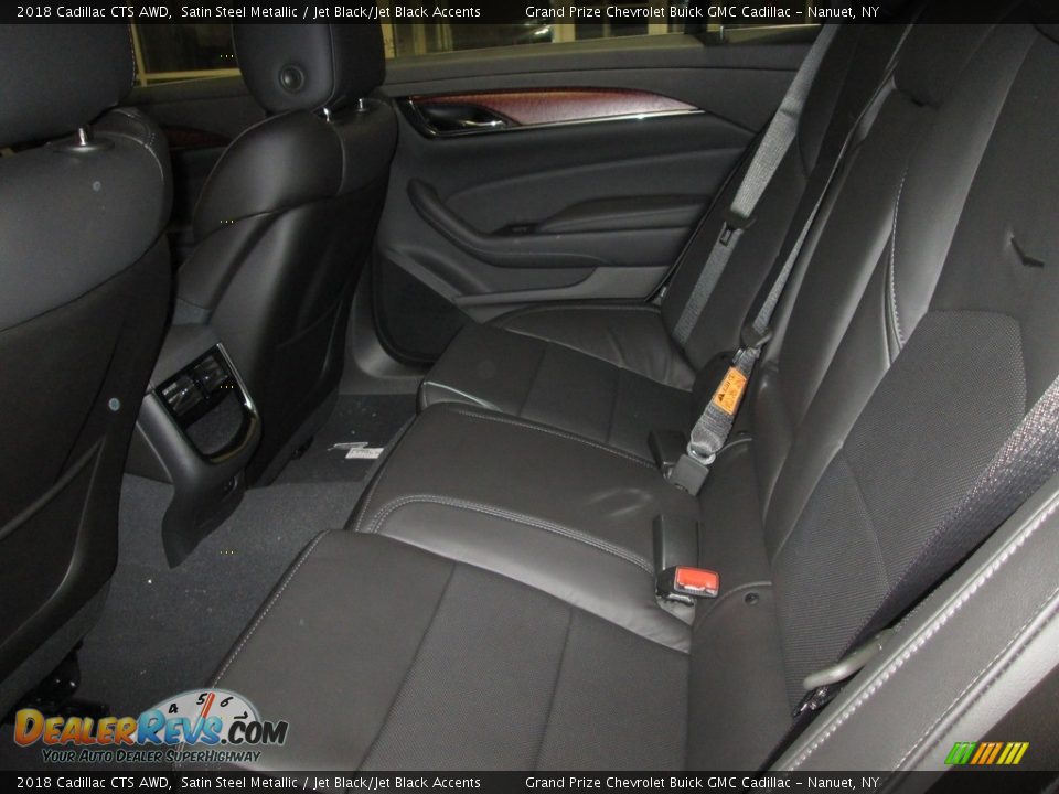 2018 Cadillac CTS AWD Satin Steel Metallic / Jet Black/Jet Black Accents Photo #13