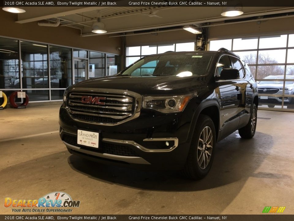 2018 GMC Acadia SLE AWD Ebony Twilight Metallic / Jet Black Photo #2