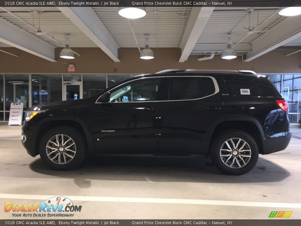 2018 GMC Acadia SLE AWD Ebony Twilight Metallic / Jet Black Photo #3