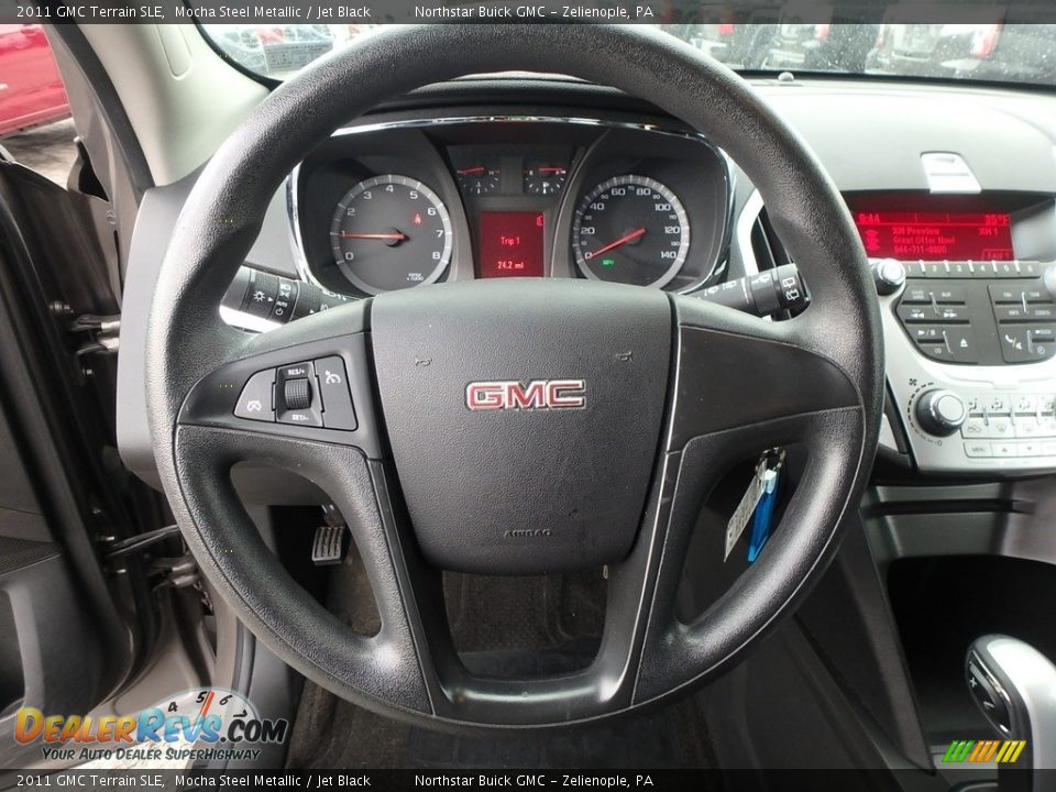 2011 GMC Terrain SLE Mocha Steel Metallic / Jet Black Photo #22