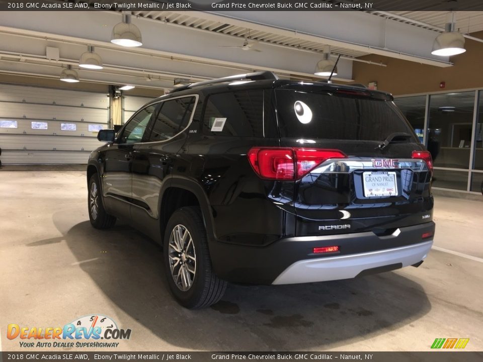 2018 GMC Acadia SLE AWD Ebony Twilight Metallic / Jet Black Photo #4