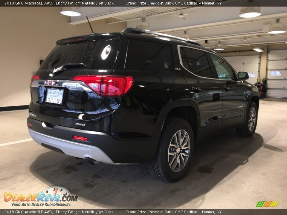2018 GMC Acadia SLE AWD Ebony Twilight Metallic / Jet Black Photo #6