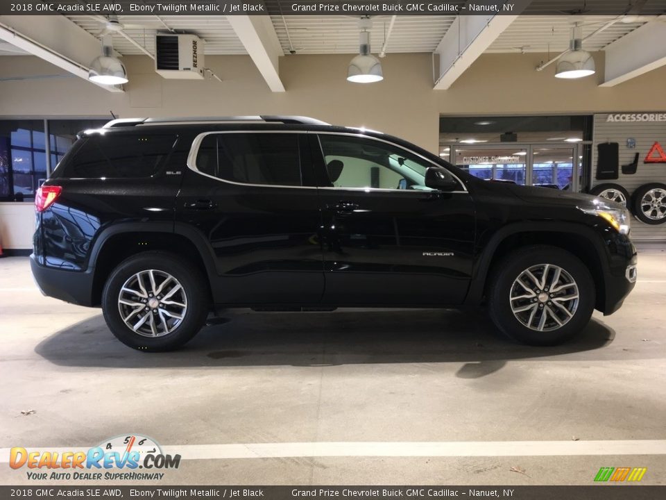 2018 GMC Acadia SLE AWD Ebony Twilight Metallic / Jet Black Photo #7