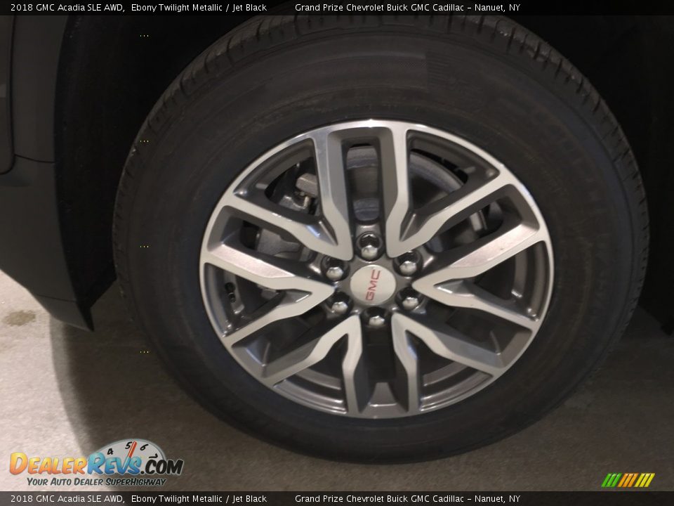 2018 GMC Acadia SLE AWD Ebony Twilight Metallic / Jet Black Photo #10