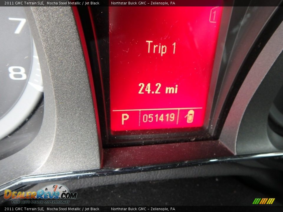 2011 GMC Terrain SLE Mocha Steel Metallic / Jet Black Photo #30