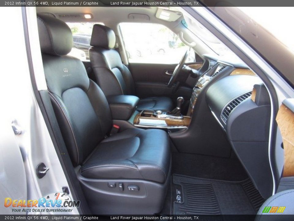 2012 Infiniti QX 56 4WD Liquid Platinum / Graphite Photo #5
