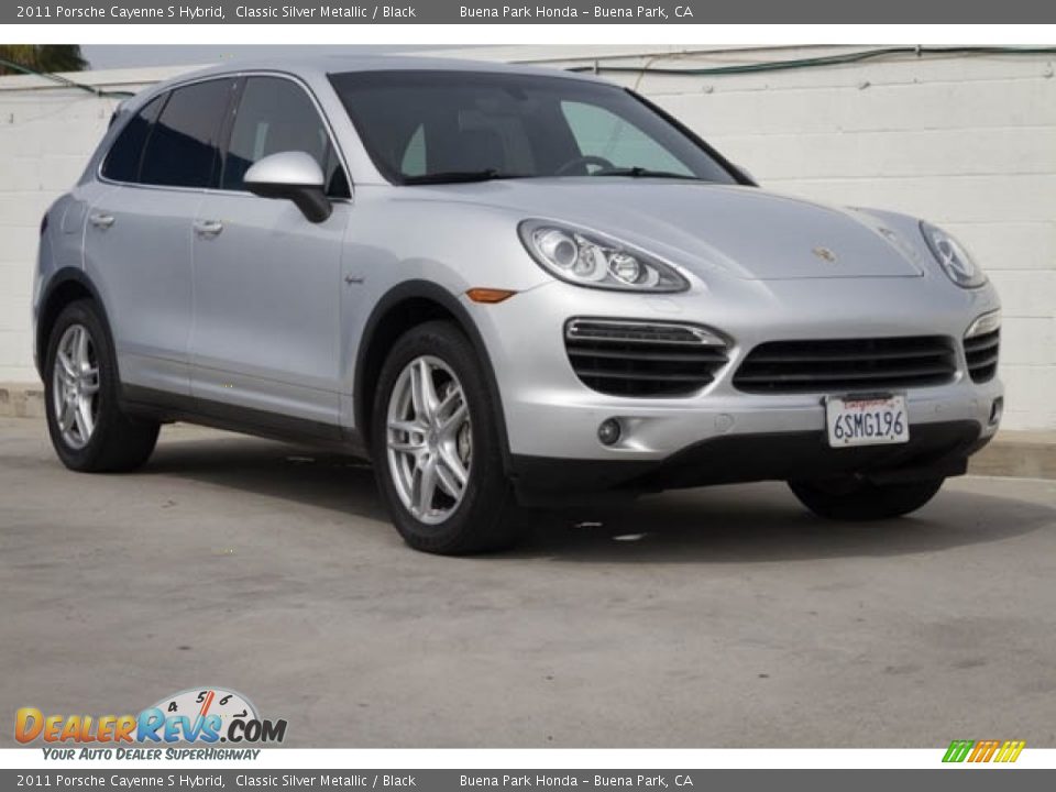 2011 Porsche Cayenne S Hybrid Classic Silver Metallic / Black Photo #1