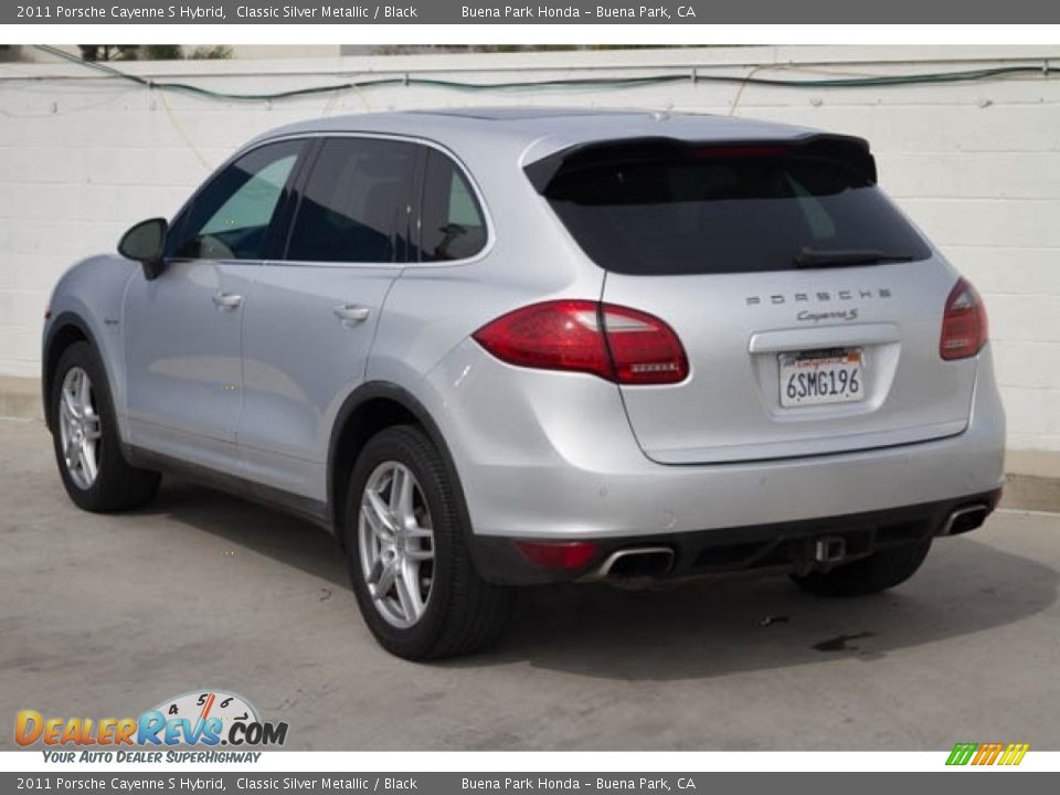 2011 Porsche Cayenne S Hybrid Classic Silver Metallic / Black Photo #2