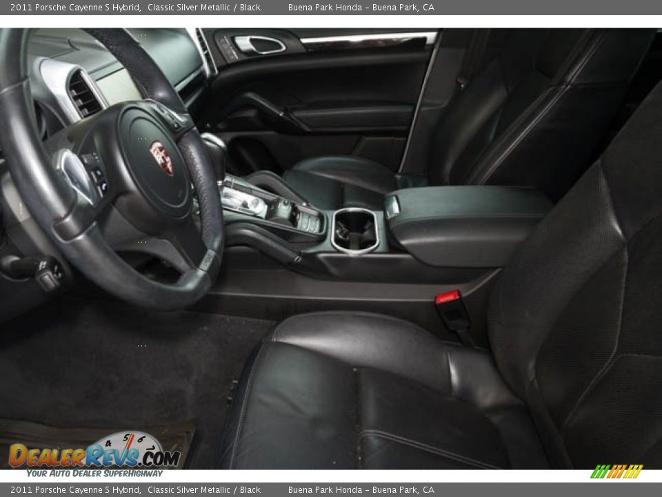 2011 Porsche Cayenne S Hybrid Classic Silver Metallic / Black Photo #3