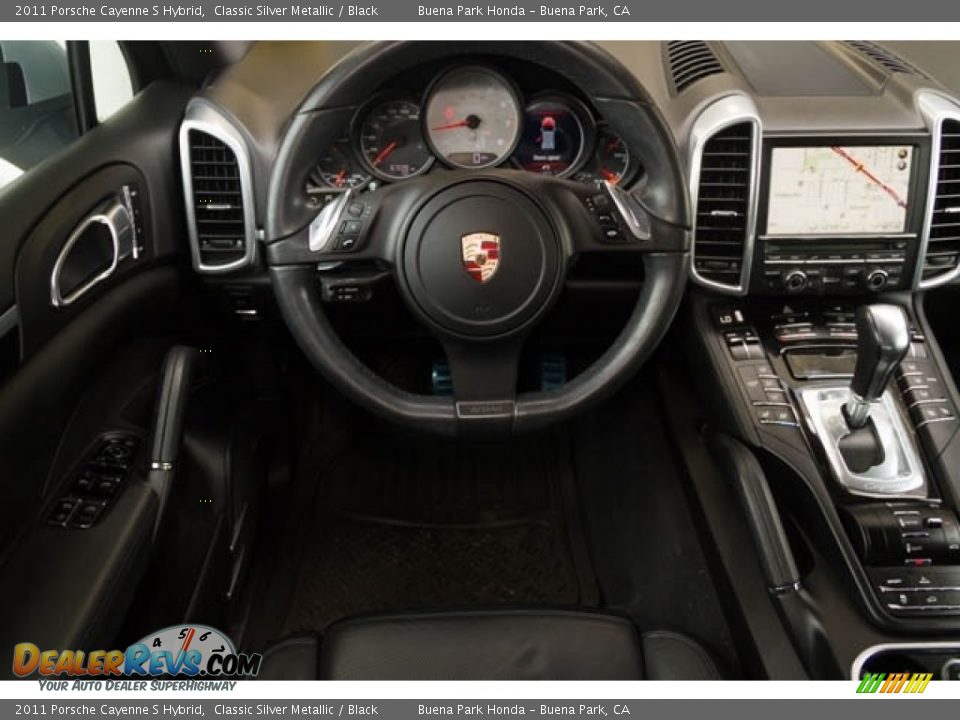 2011 Porsche Cayenne S Hybrid Classic Silver Metallic / Black Photo #5
