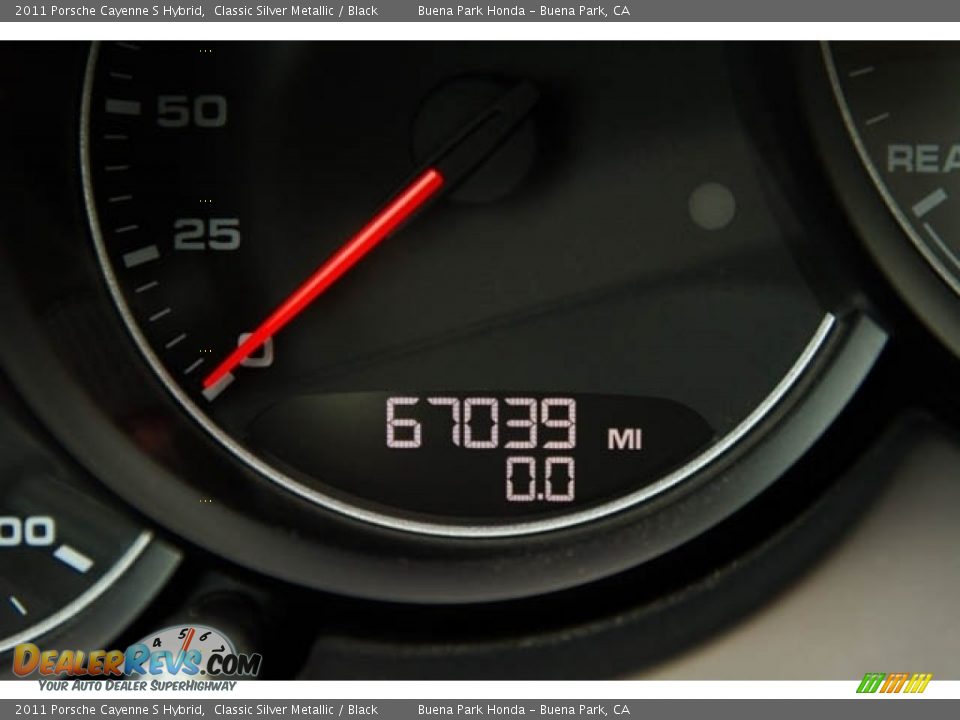 2011 Porsche Cayenne S Hybrid Classic Silver Metallic / Black Photo #6