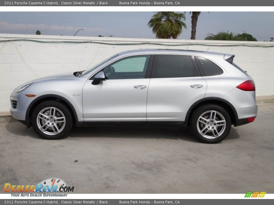 2011 Porsche Cayenne S Hybrid Classic Silver Metallic / Black Photo #8