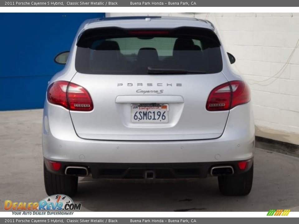 2011 Porsche Cayenne S Hybrid Classic Silver Metallic / Black Photo #9