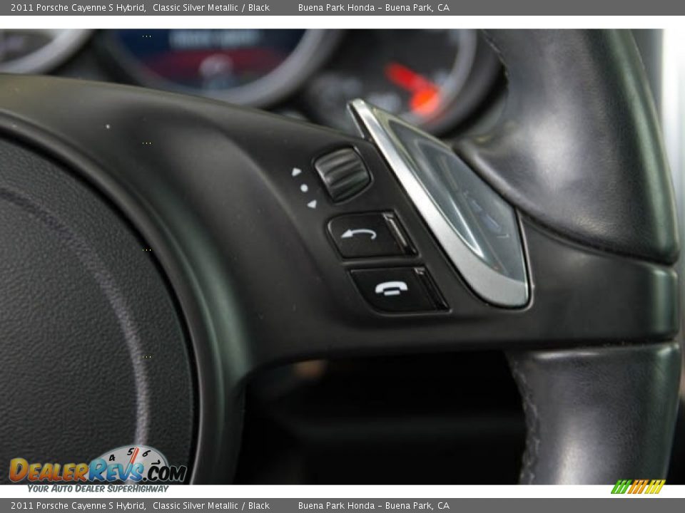 2011 Porsche Cayenne S Hybrid Classic Silver Metallic / Black Photo #16