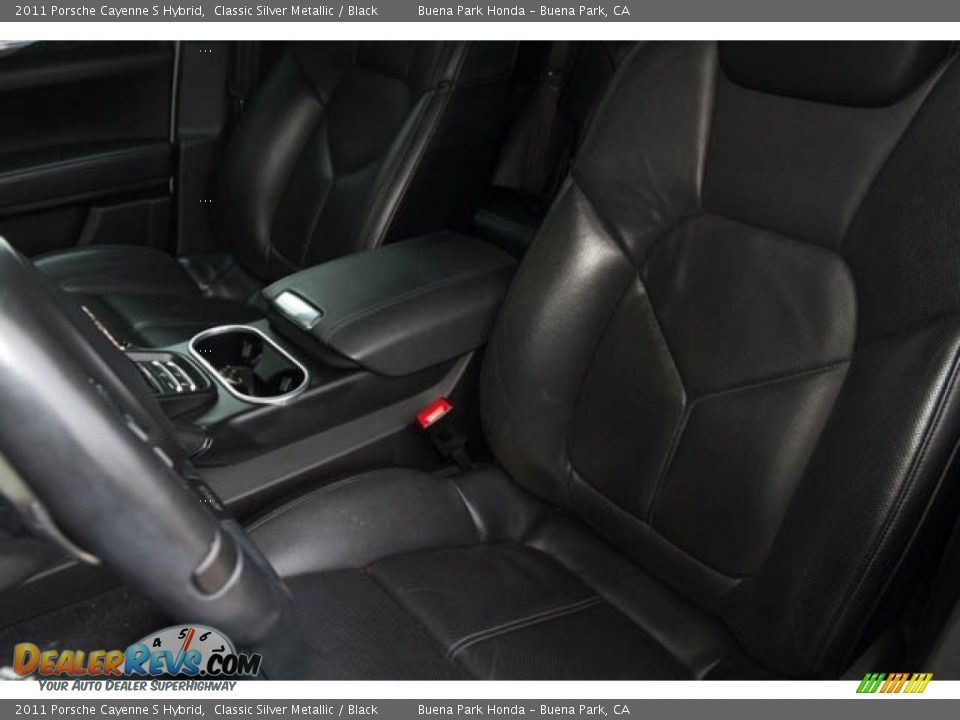 2011 Porsche Cayenne S Hybrid Classic Silver Metallic / Black Photo #17