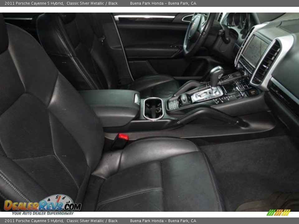 2011 Porsche Cayenne S Hybrid Classic Silver Metallic / Black Photo #23