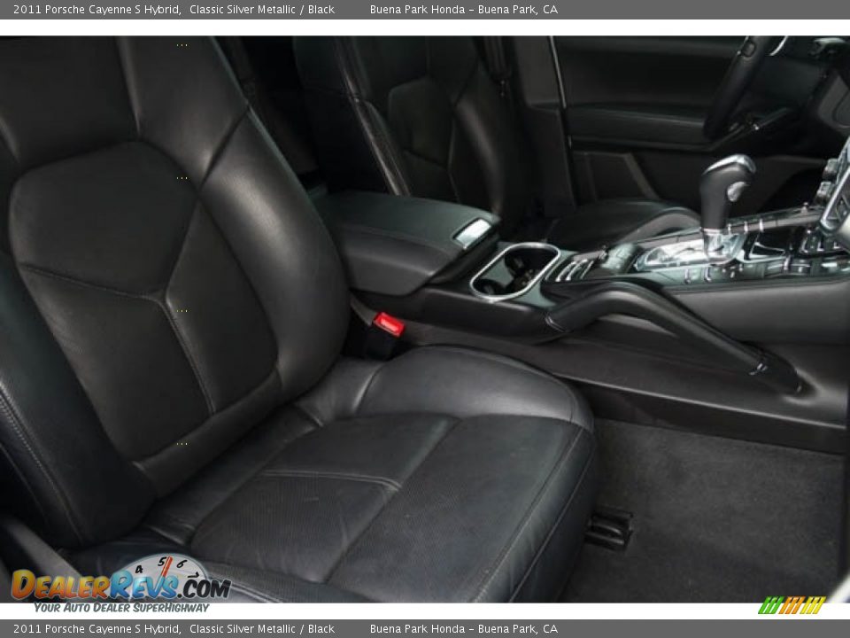 2011 Porsche Cayenne S Hybrid Classic Silver Metallic / Black Photo #24